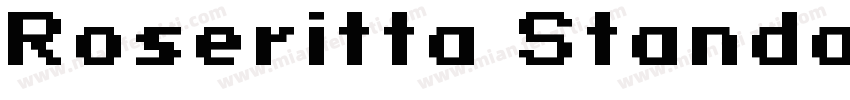 Roseritta Standard R字体转换
